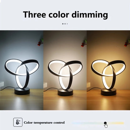 Clairly Desk Lamp | Spiral LED Ring Design