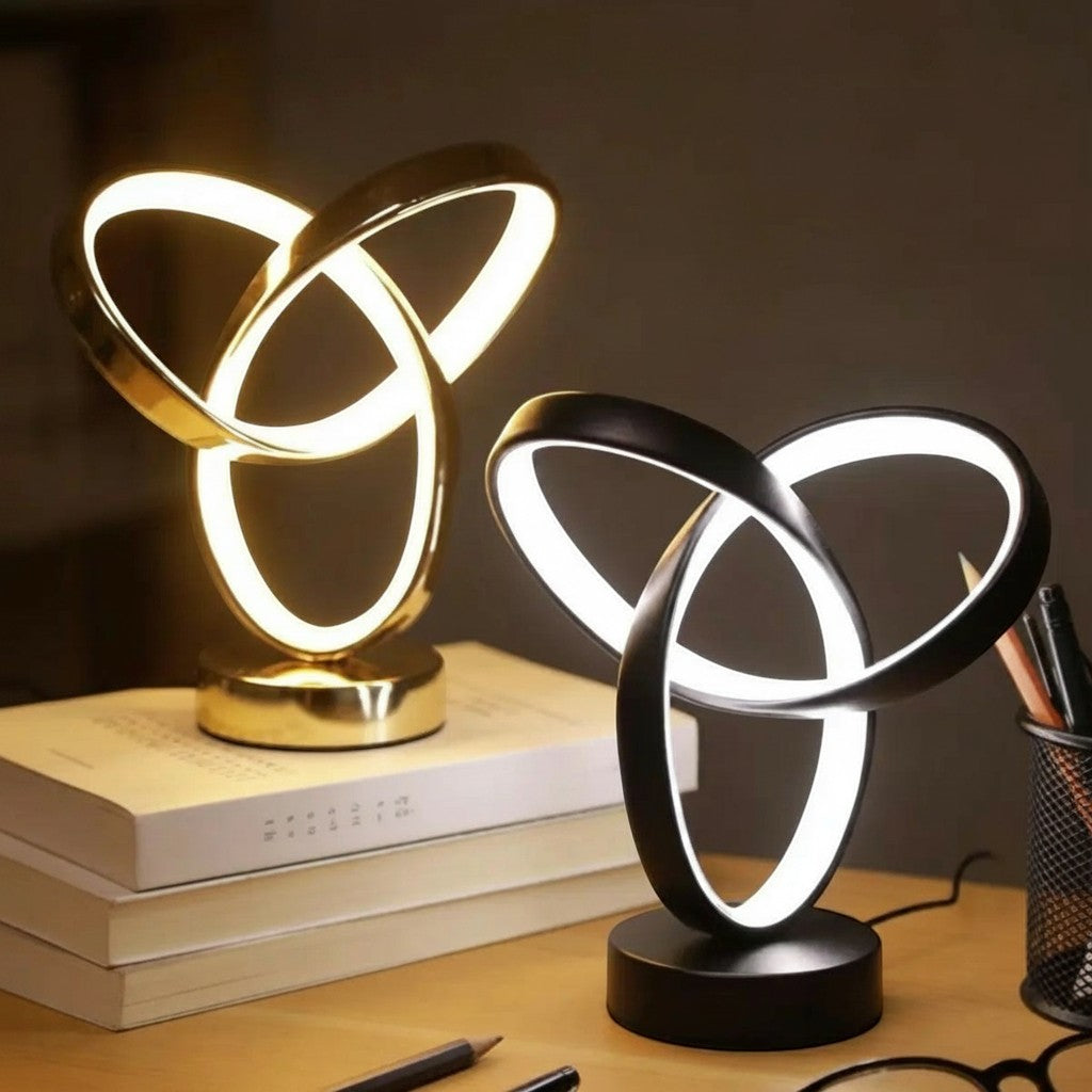 Clairly Desk Lamp | Spiral LED Ring Design