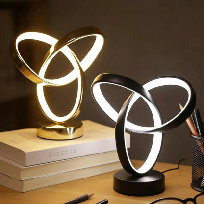 Clairly Desk Lamp | Spiral LED Ring Design