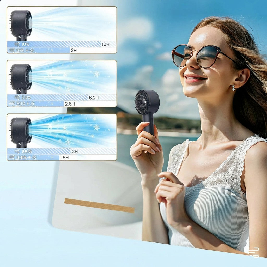 Clairly Fan | Mini Handheld Cooling Design