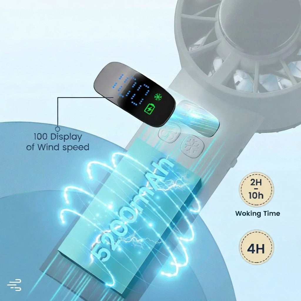 Clairly Fan | Mini Handheld Cooling Design