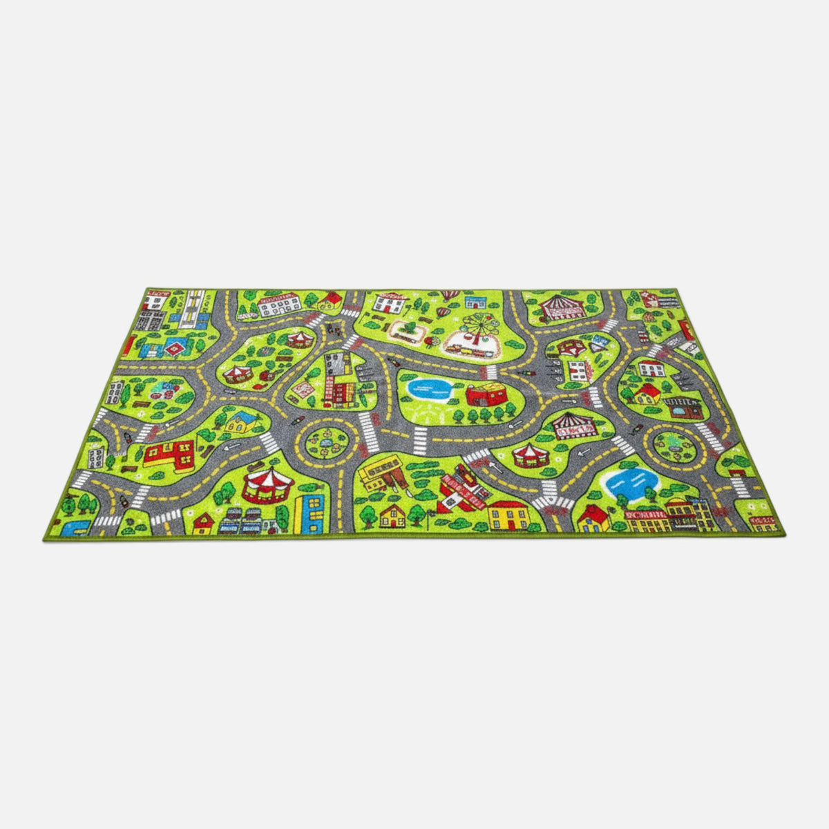 Clairly Mat | City Road Map Play Rug