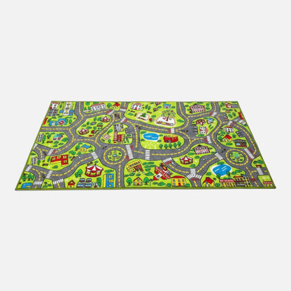 Clairly Mat | City Road Map Play Rug