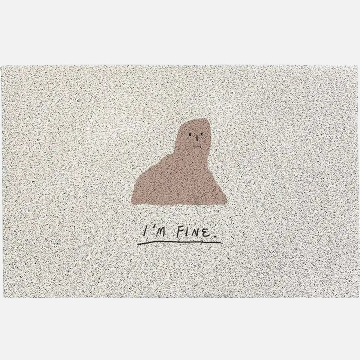 Clairly Mat | Cute Face Design Doormat