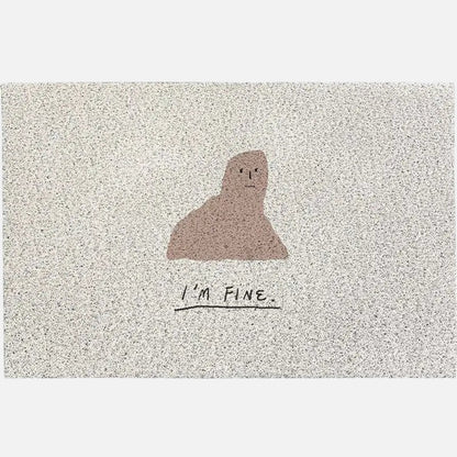 Clairly Mat | Cute Face Design Doormat