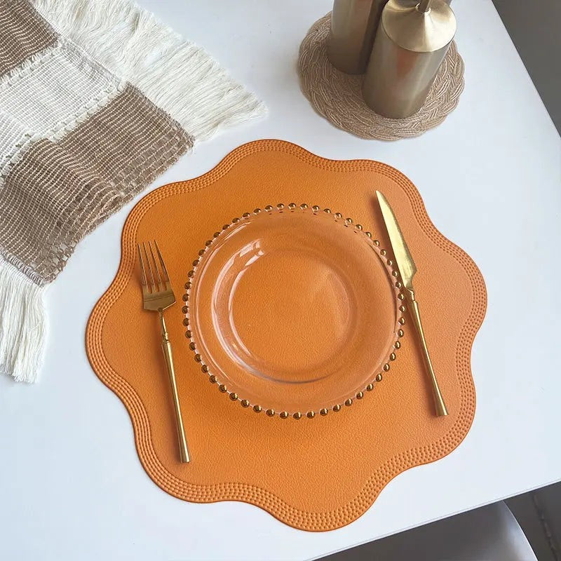 Clairly Mat | Round Flower Shaped Placemats
