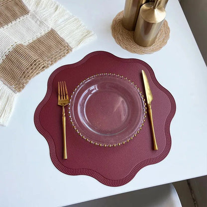 Clairly Mat | Round Flower Shaped Placemats