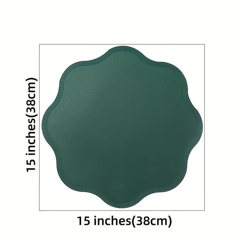 Clairly Mat | Round Flower Shaped Placemats