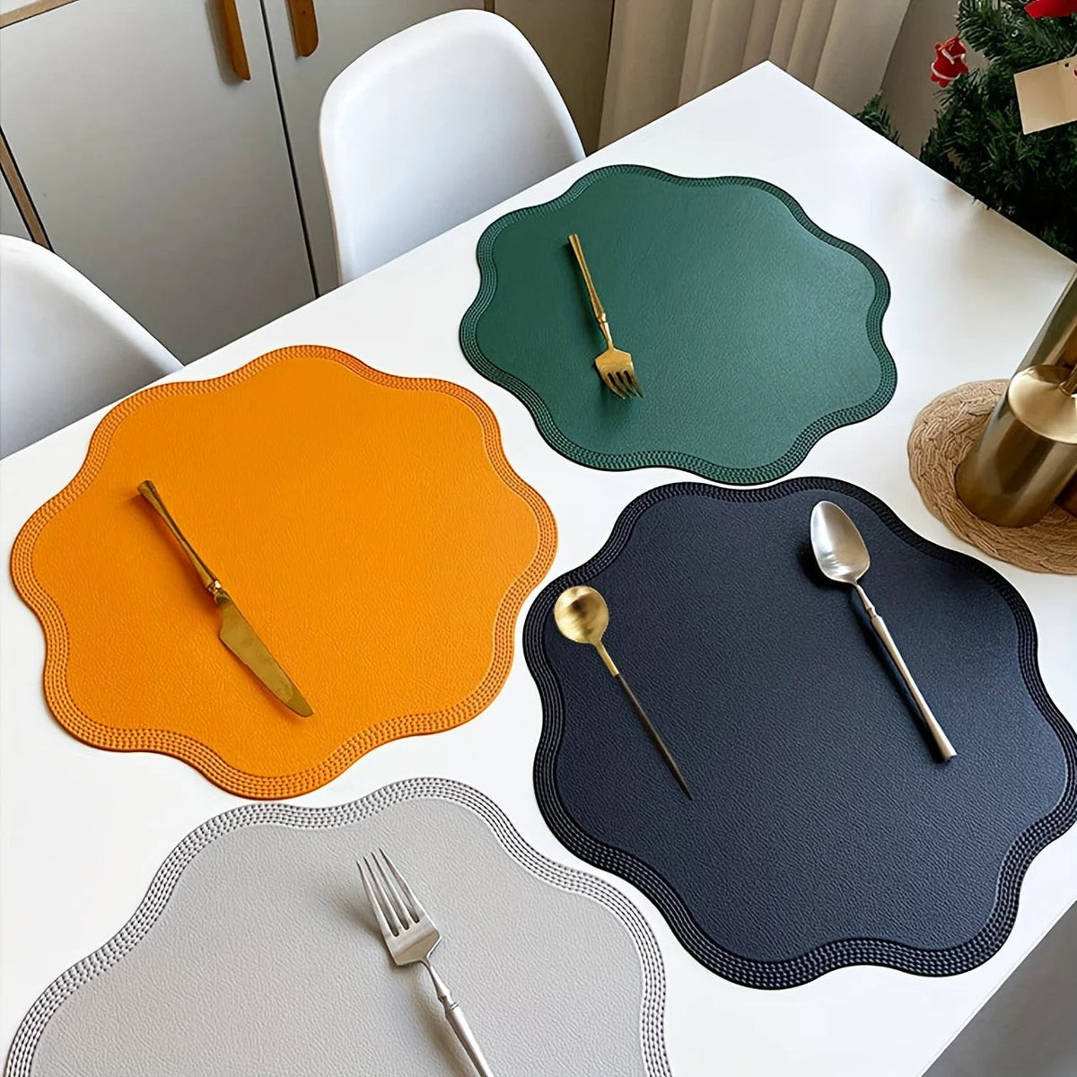Clairly Mat | Round Flower Shaped Placemats