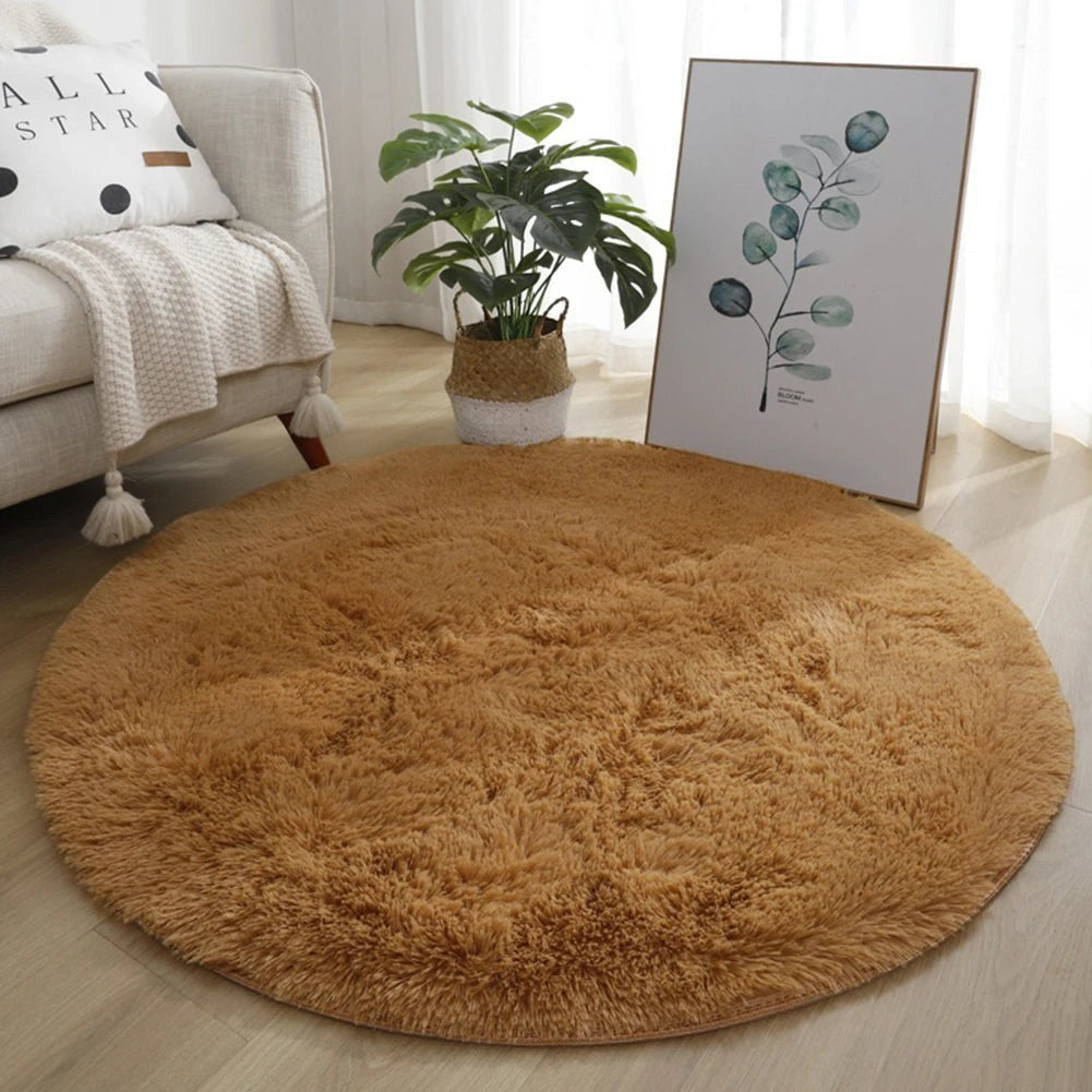 Clairly Mat | Soft Round Bedroom Rug