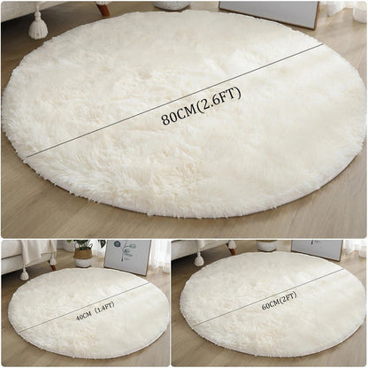 Clairly Mat | Soft Round Bedroom Rug