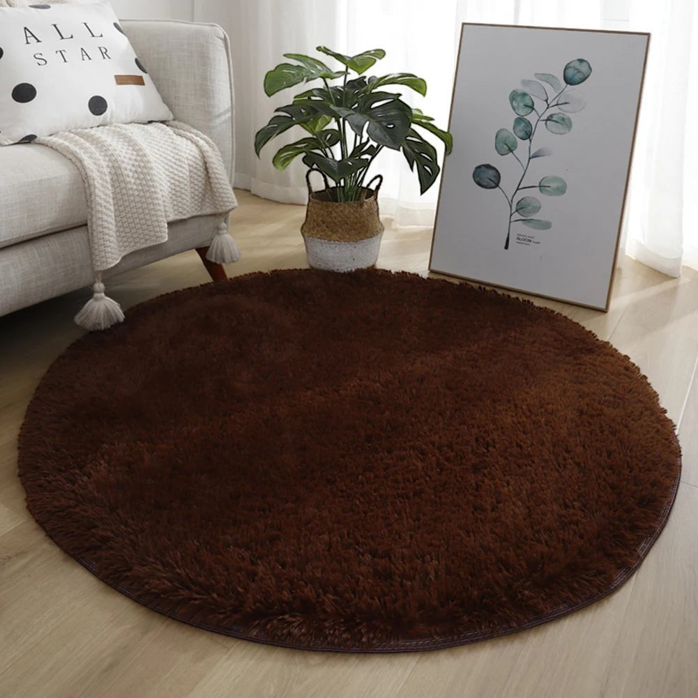 Clairly Mat | Soft Round Bedroom Rug