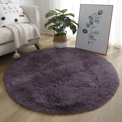 Clairly Mat | Soft Round Bedroom Rug