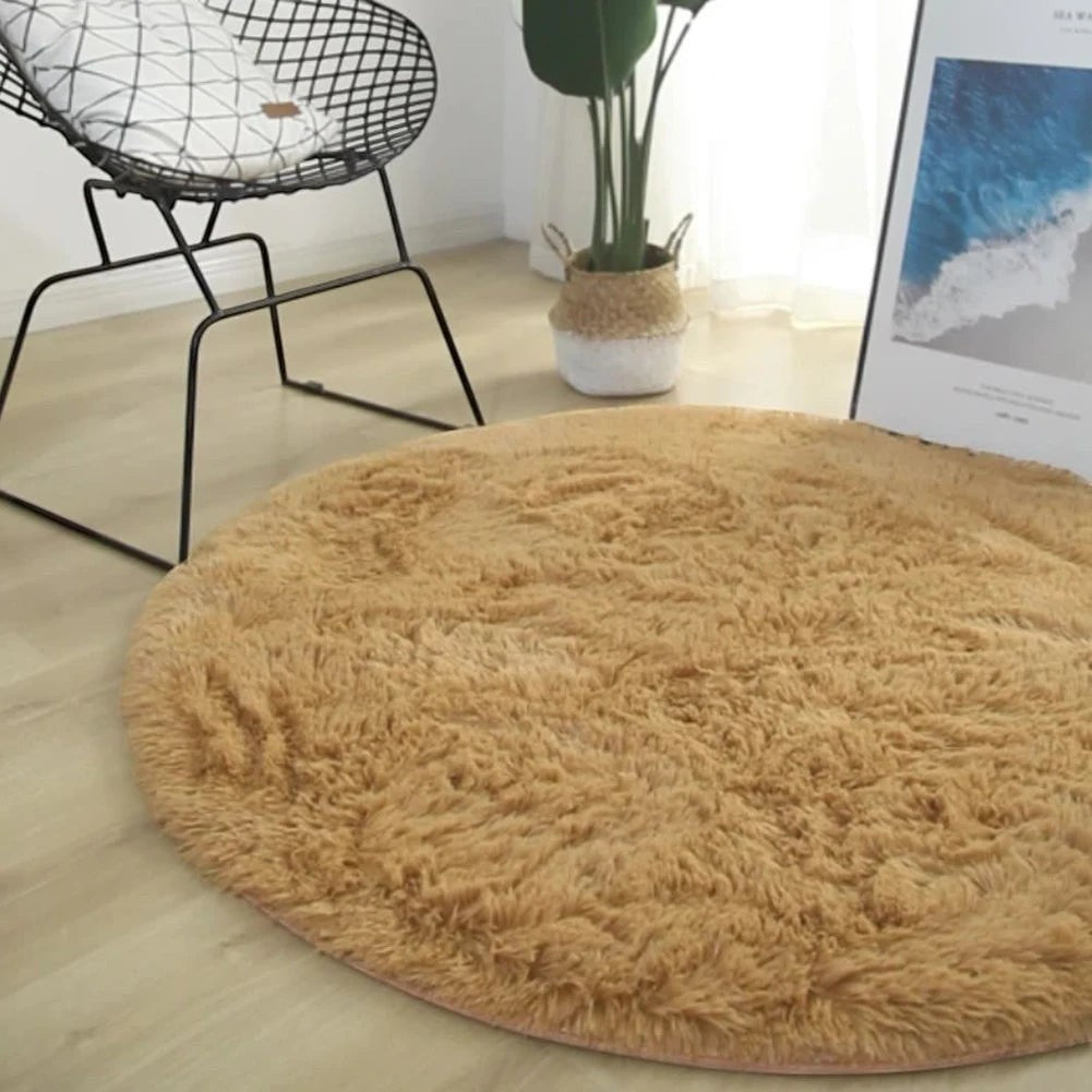 Clairly Mat | Soft Round Bedroom Rug