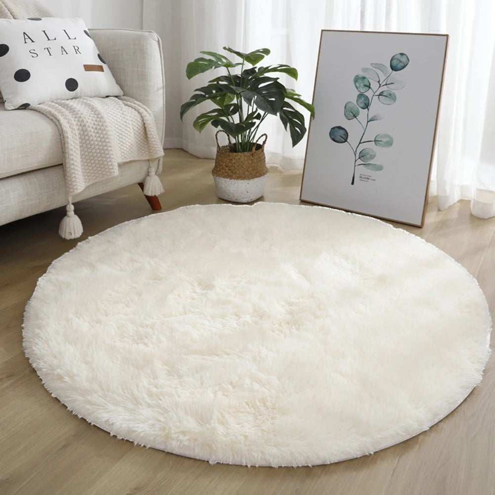 Clairly Mat | Soft Round Bedroom Rug