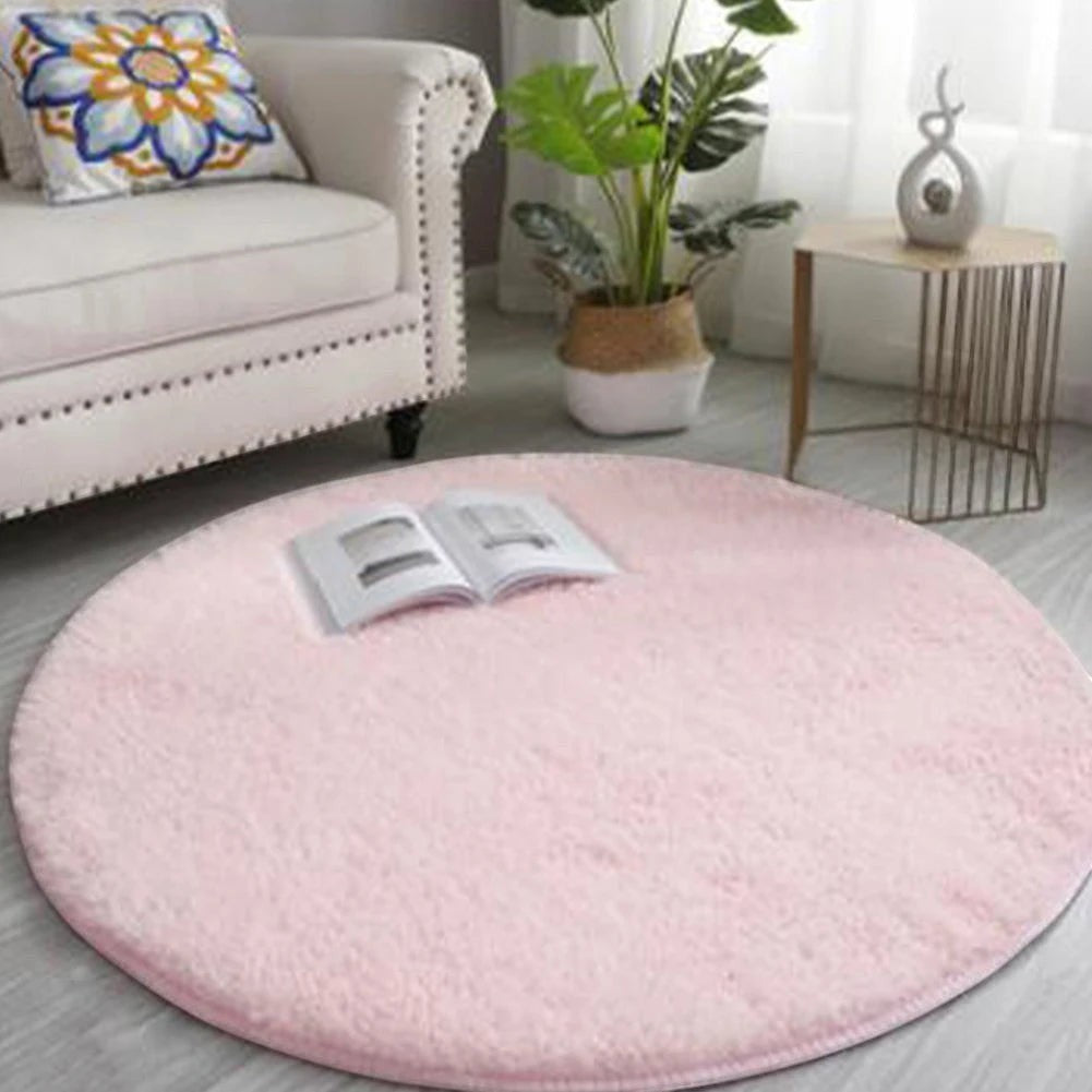 Clairly Mat | Soft Round Bedroom Rug