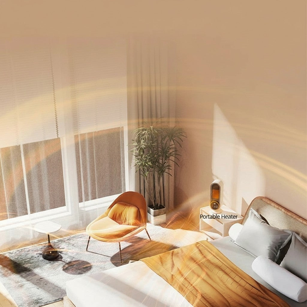 Clairly Portable Heater | LED Touch Control Design