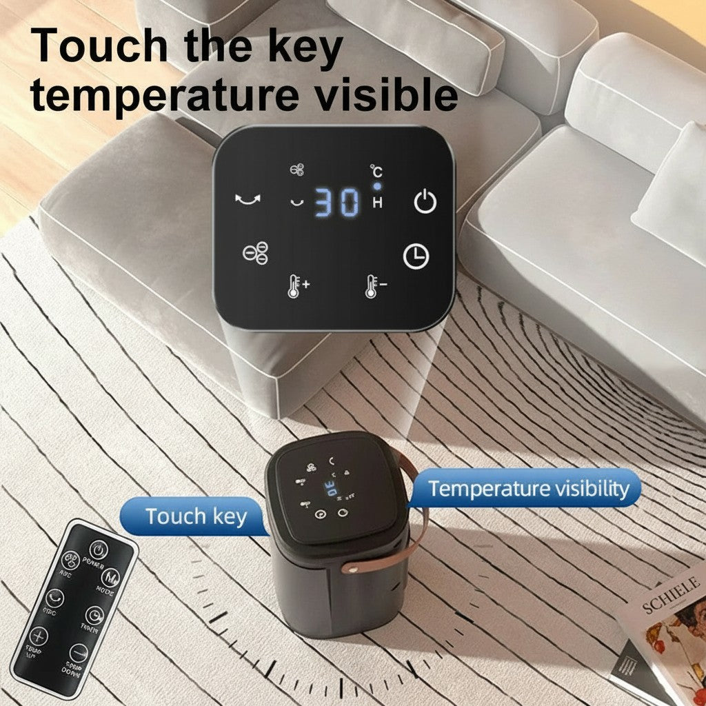 Clairly Portable Heater | Remote Control Mesh Design