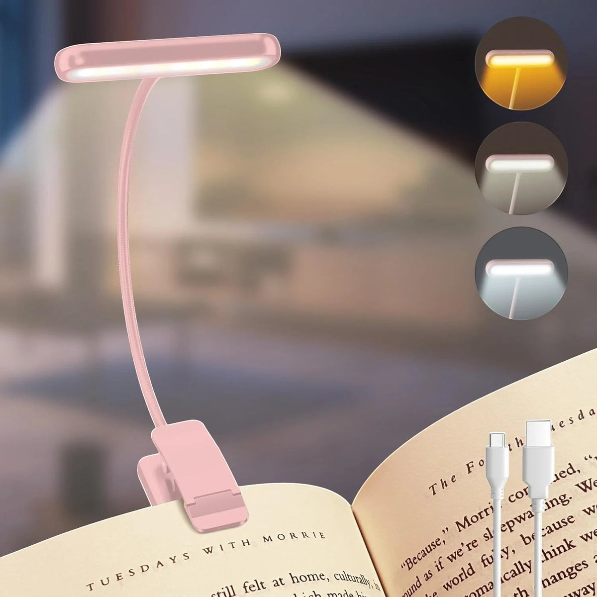 Clairly Reading Lamp | Clip On Flexible Design