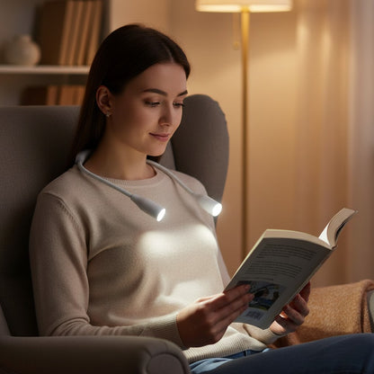 Clairly Reading Lamp | Dual LED Neck Light