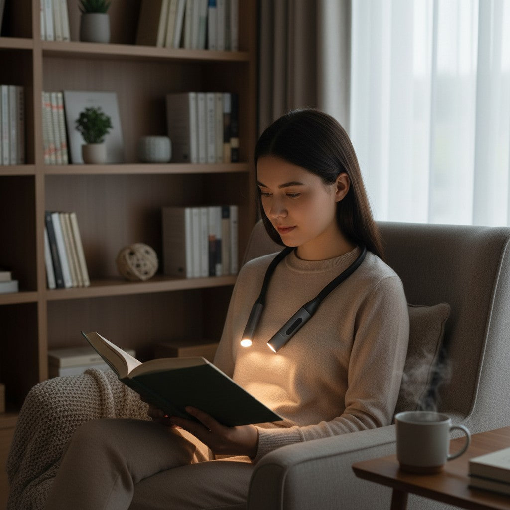 Clairly Reading Lamp | Flexible Neckband Design