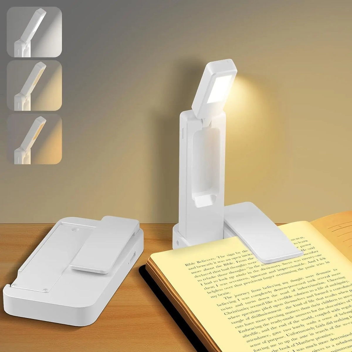 Clairly Reading Lamp | Foldable Bookmark Design