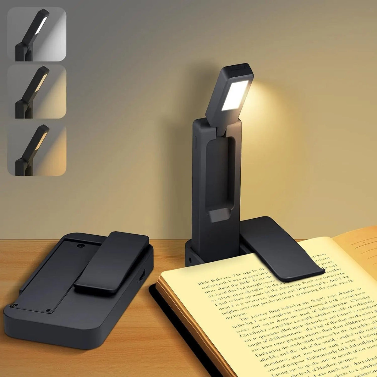 Clairly Reading Lamp | Foldable Bookmark Design