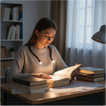 Clairly Reading Lamp | Hands-Free Neck Light