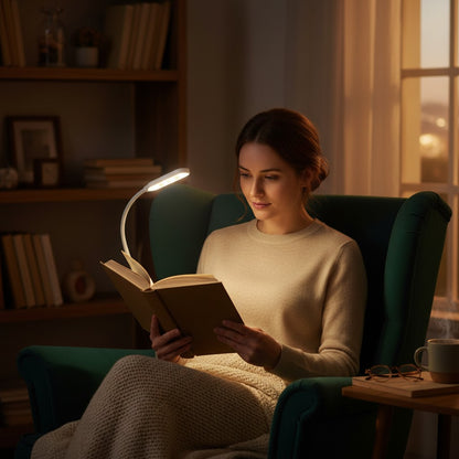Clairly Reading Lamp | Portable Clip On LED Light
