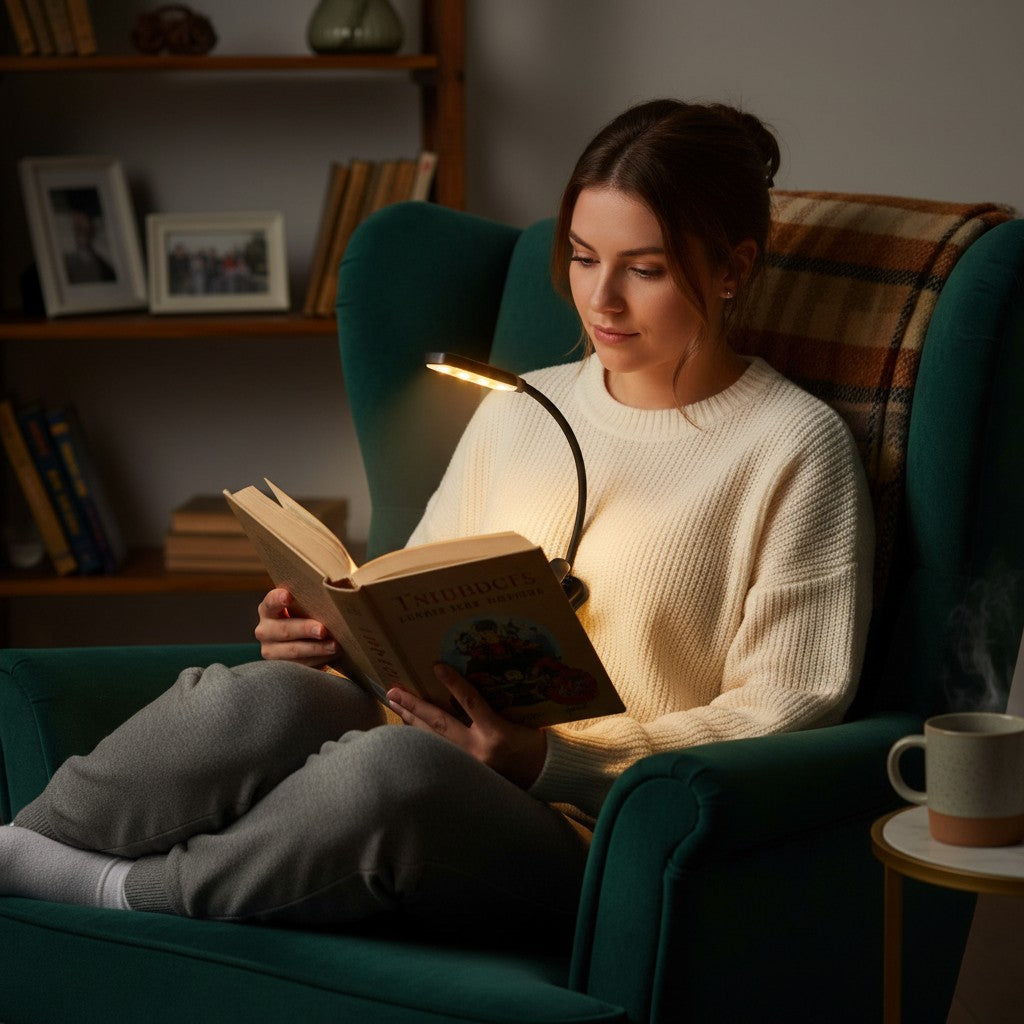 Clairly Reading Lamp | Portable Clip On LED Light