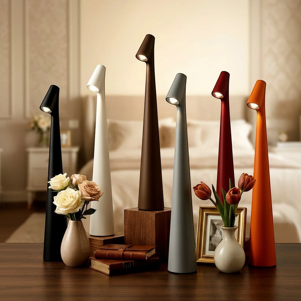 Clairly Table Lamp | Cordless Cone Design
