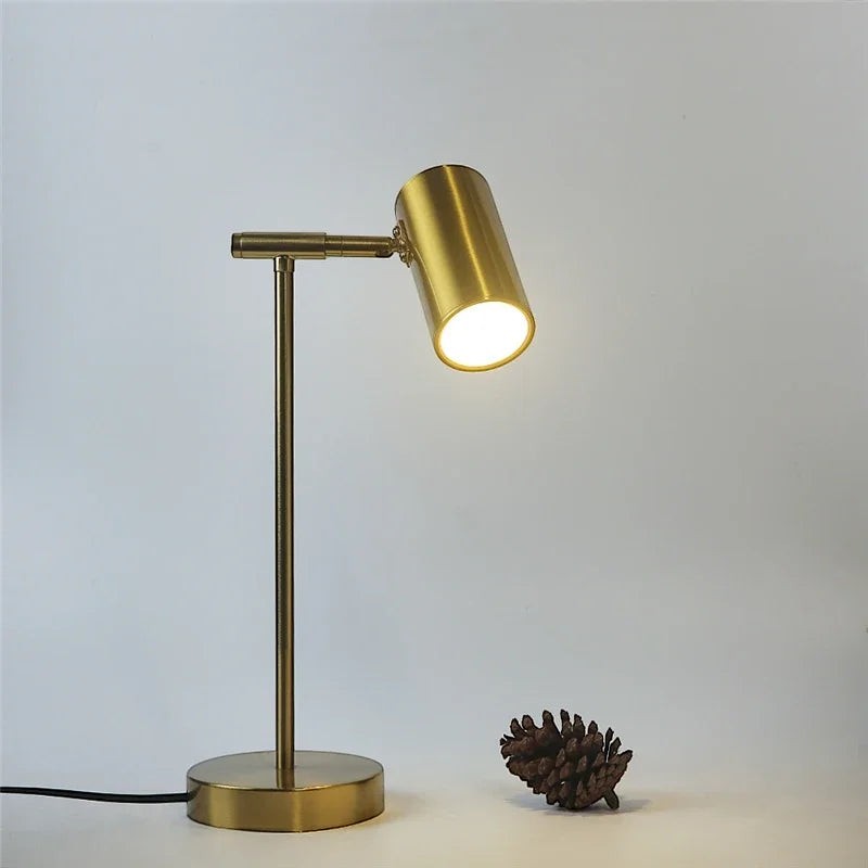 Clairly Table Lamp | Gold Metal Reading Light