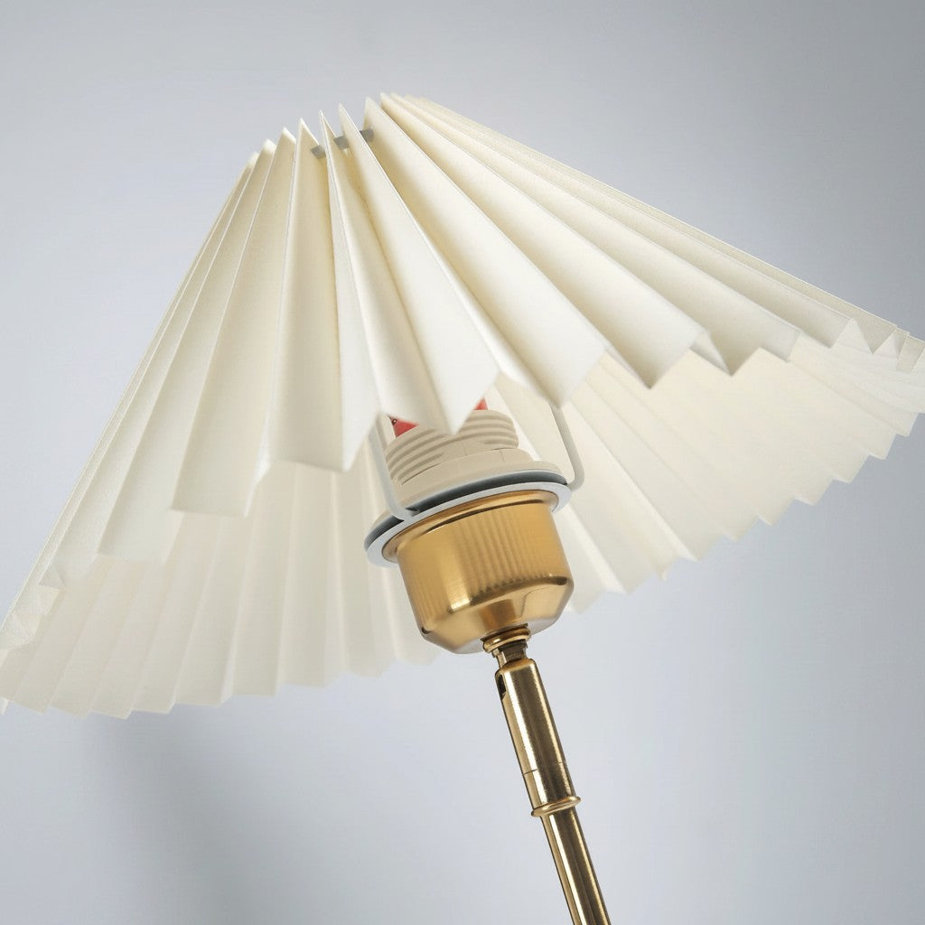 Clairly Table Lamp | Nordic Pleated Lamp Design