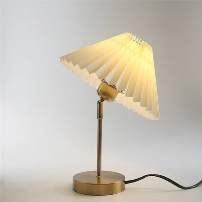 Clairly Table Lamp | Nordic Pleated Lamp Design