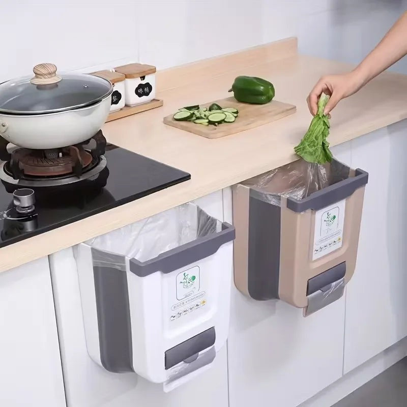 Clairly Trash Can | Hanging Kitchen Waste Bin