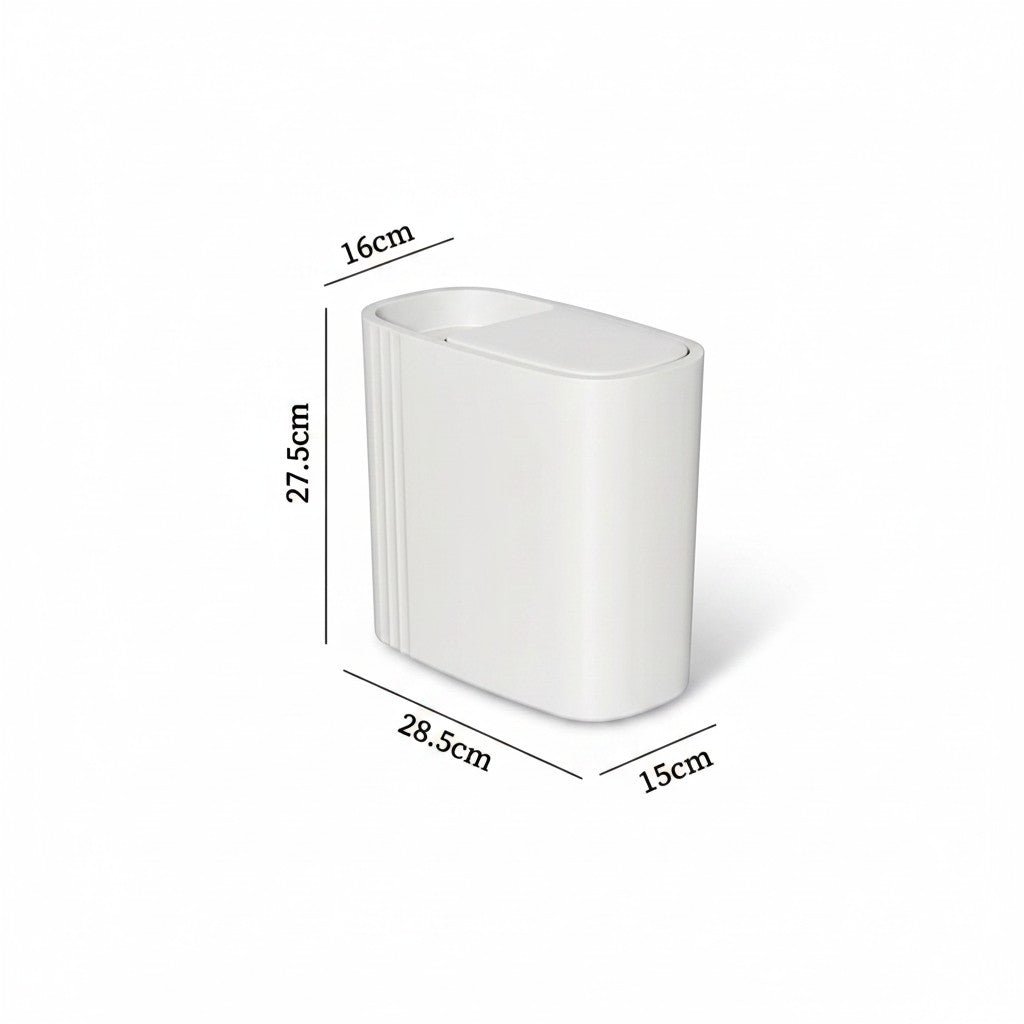 Clairly Trash Can | Modern Push-Top Design