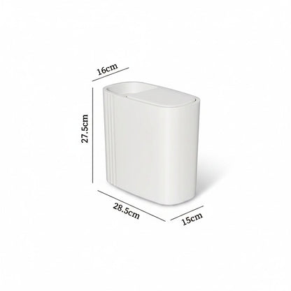 Clairly Trash Can | Modern Push-Top Design
