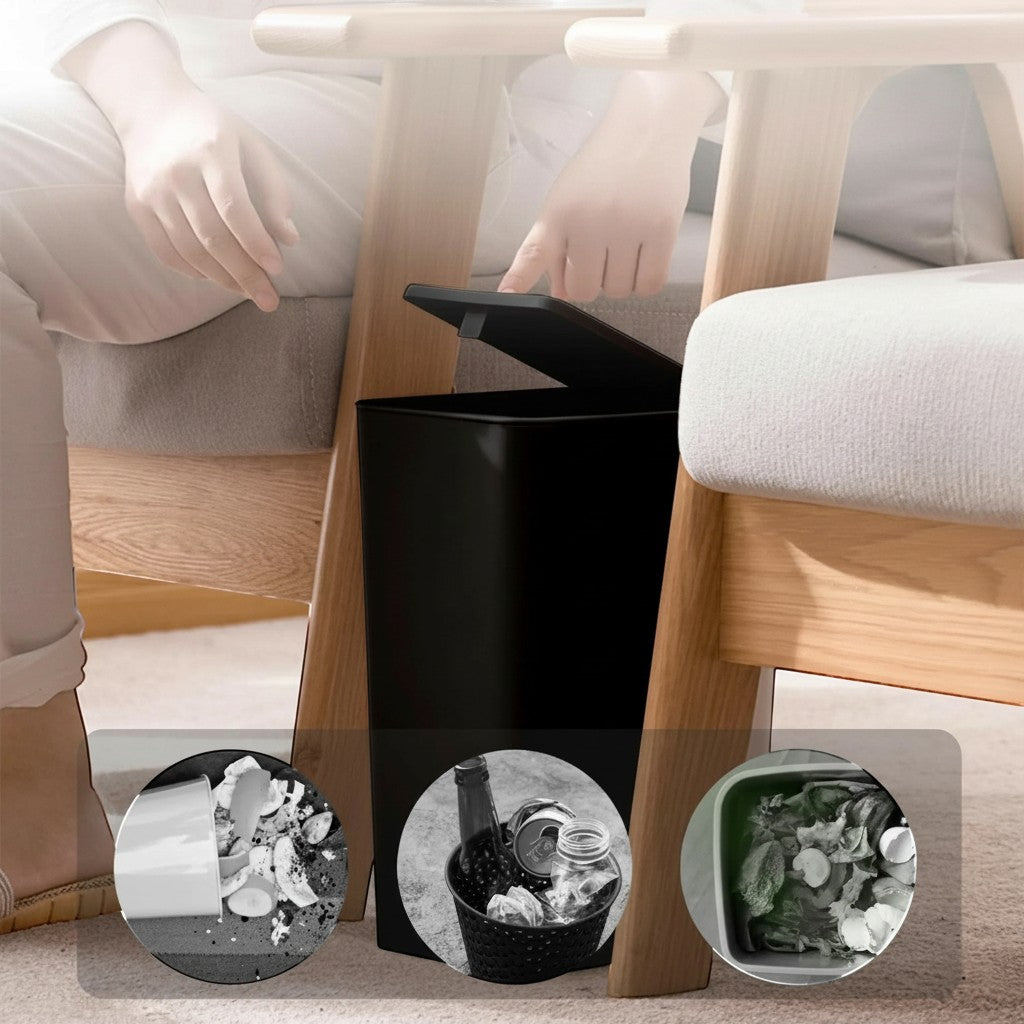 Clairly Trash Can | Slim Modern Design