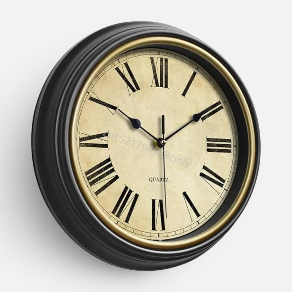 Clairly Wall Clock | Classic Vintage Round Design