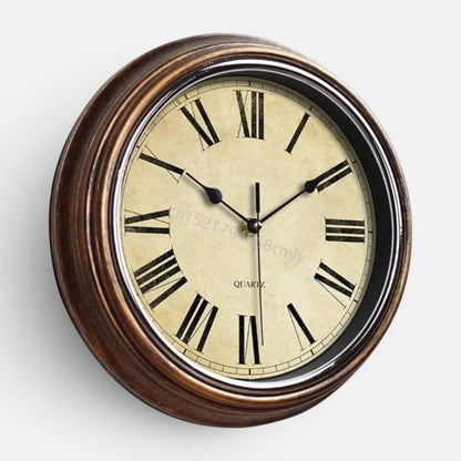 Clairly Wall Clock | Classic Vintage Round Design