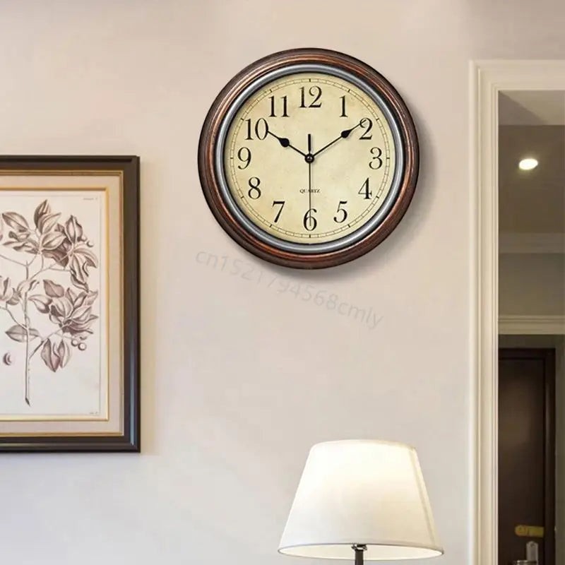 Clairly Wall Clock | Classic Vintage Round Design