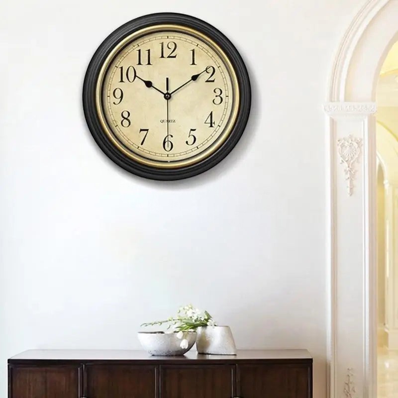 Clairly Wall Clock | Classic Vintage Round Design