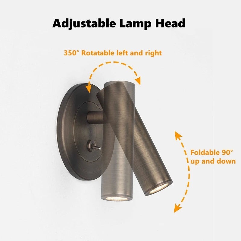 Clairly Wall Lamp | Modern Bedside Spotlight