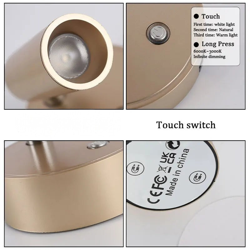 Clairly Wall Lamp | Touch Control LED Light