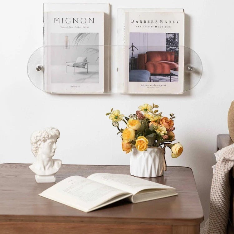 Clairly Wall Shelf | Curved Wall Mounted Design