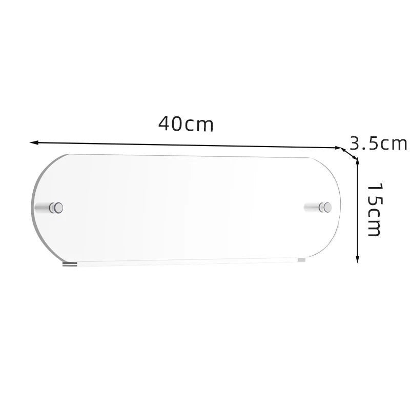 Clairly Wall Shelf | Curved Wall Mounted Design