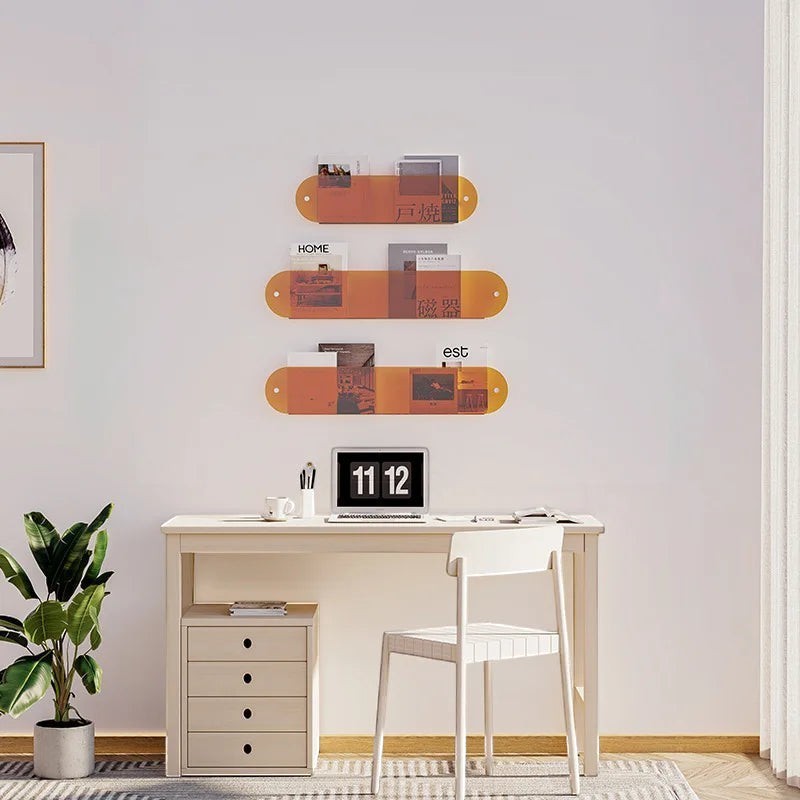 Clairly Wall Shelf | Curved Wall Mounted Design