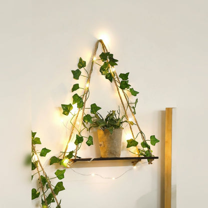 Clairly Wall Shelf | Hanging Boho Wood Decor
