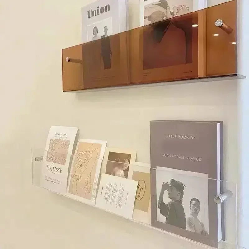 Clairly Wall Shelf | Invisible Floating Book Ledge