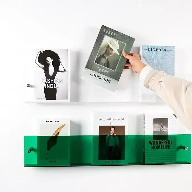 Clairly Wall Shelf | Invisible Floating Book Ledge